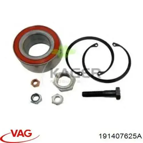 Комплект підшипник маточини передньої VAG 191407625A ціна, від 12.50 USD
