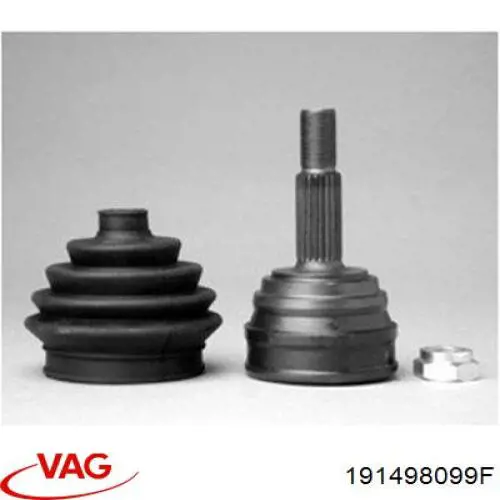 ШРУС зовнішній передній 191498099F VAG