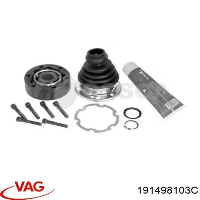 Шарнір кутових швидкостей передній лівий VAG 191498103C ціна, від 28.07 USD