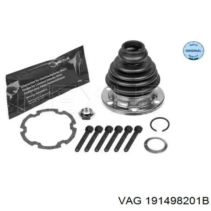 Пильник ШРУСа внутрішній, передній піввісі VAG 191498201B