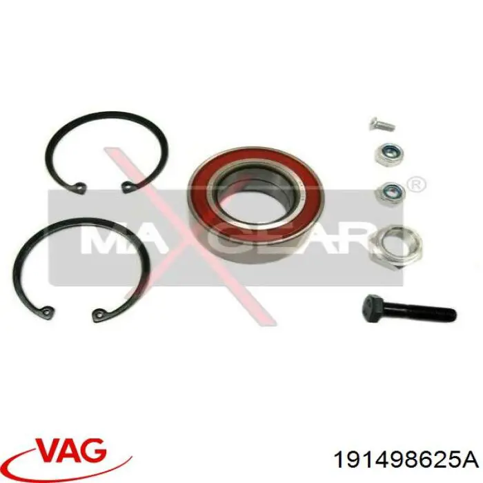Купити 191498625A VAG Підшипник ступиці передньої