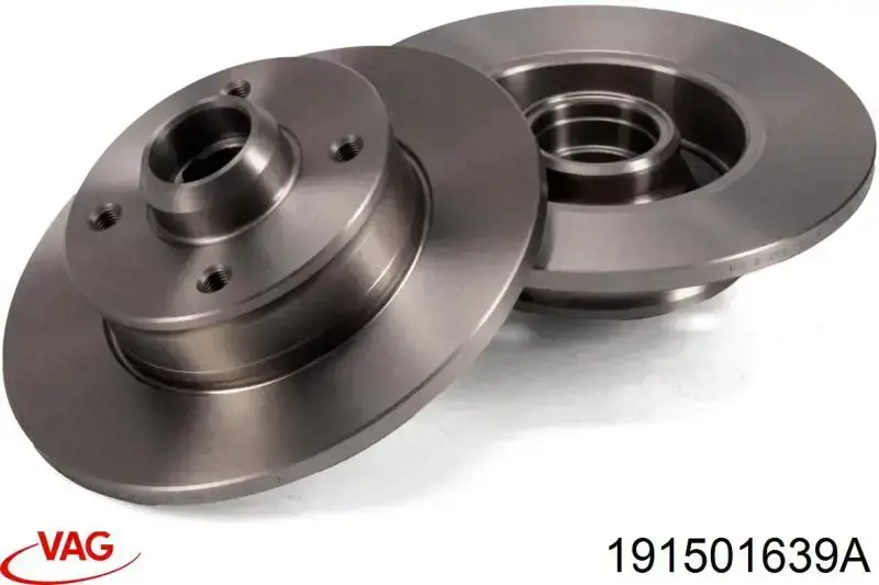 Задні дискові гальма VAG 191501639A ціна, від 31.50 USD