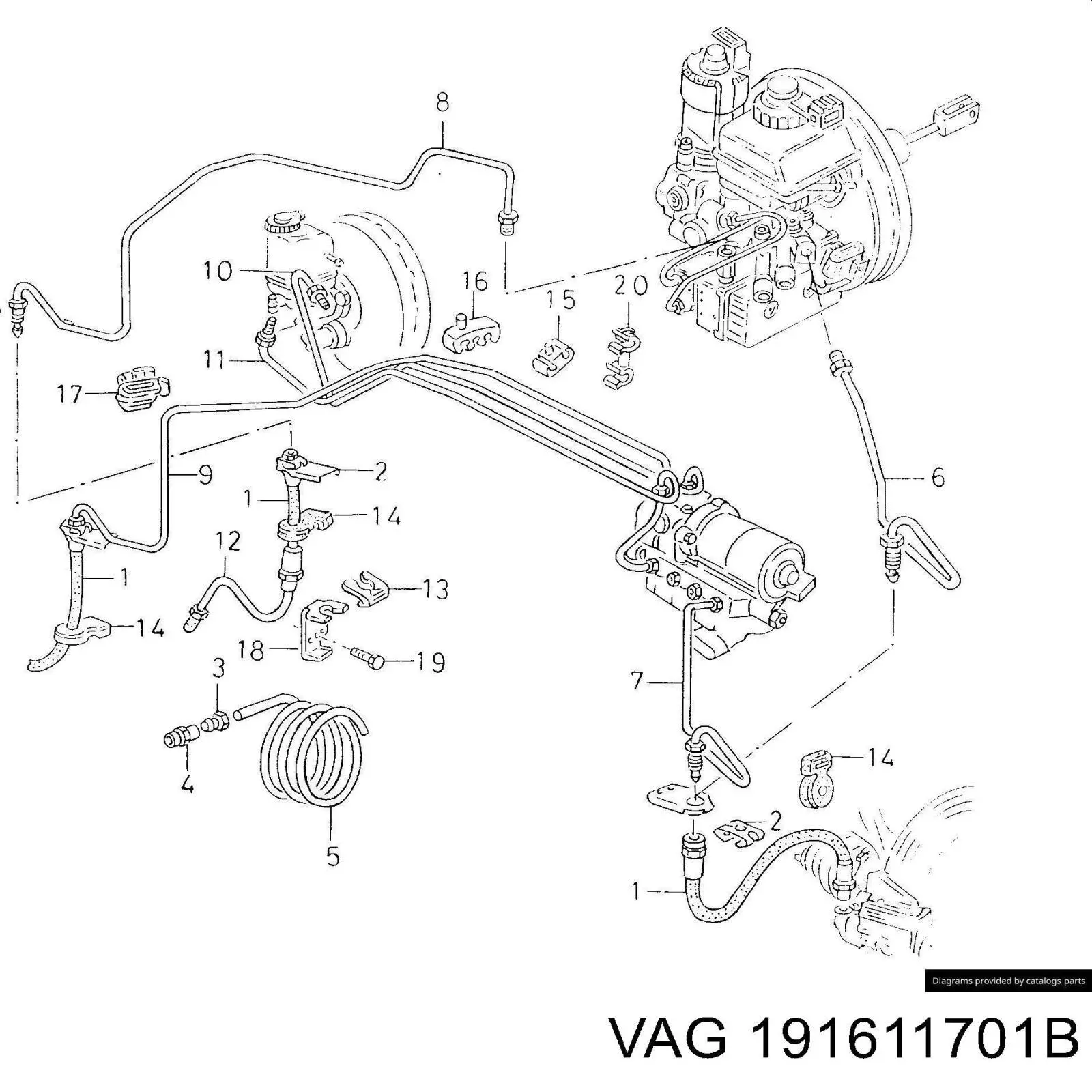 Купити 191611701B VAG 