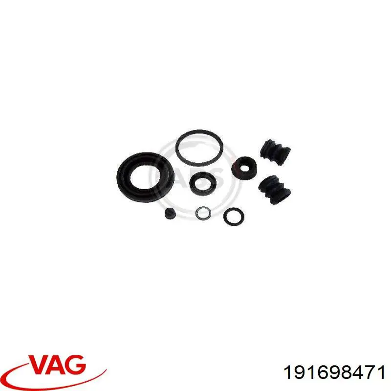 Купити 191698471 VAG Супорт гальмівного, заднього