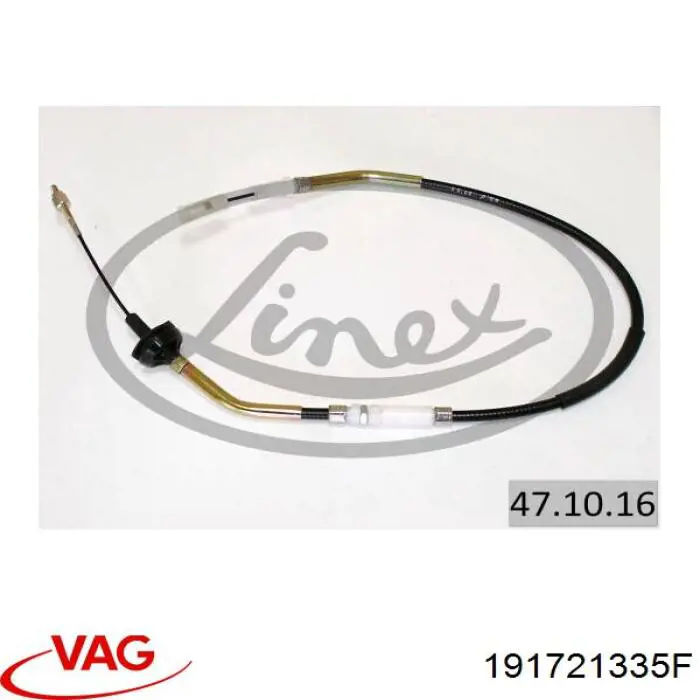 Трос зчеплення VAG 191721335F ціна, від 24.26 USD