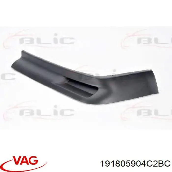 Купити 191805904C2BC VAG Спойлер переднього бампера, правий