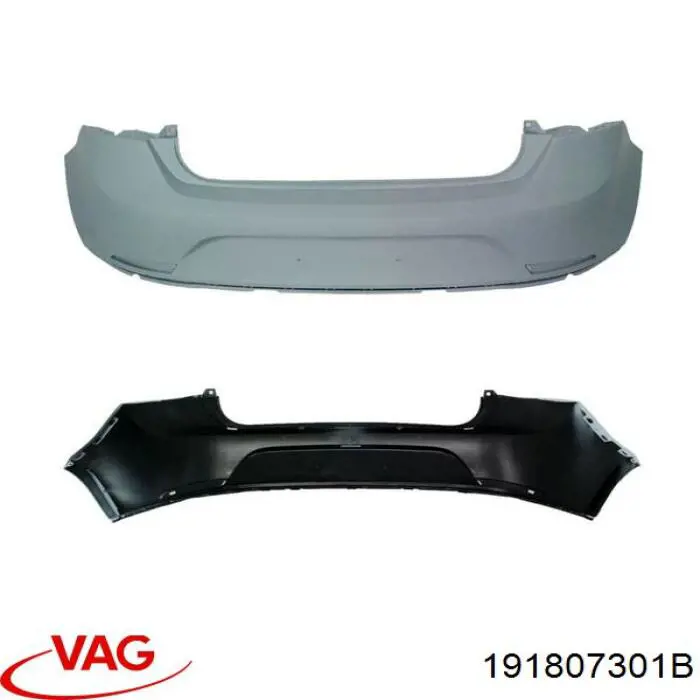 Задній бампер 191807301B VAG