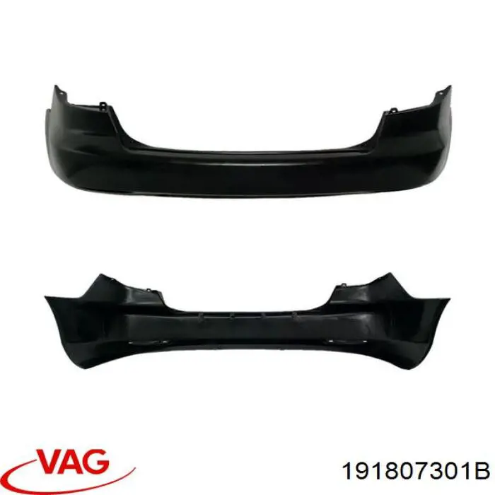 191807301B VAG Буфер (бампер) задній