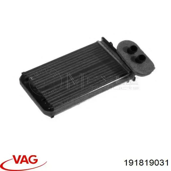 Радіатор пічки (обігрівача) VAG 191819031 ціна, від 17.21 USD