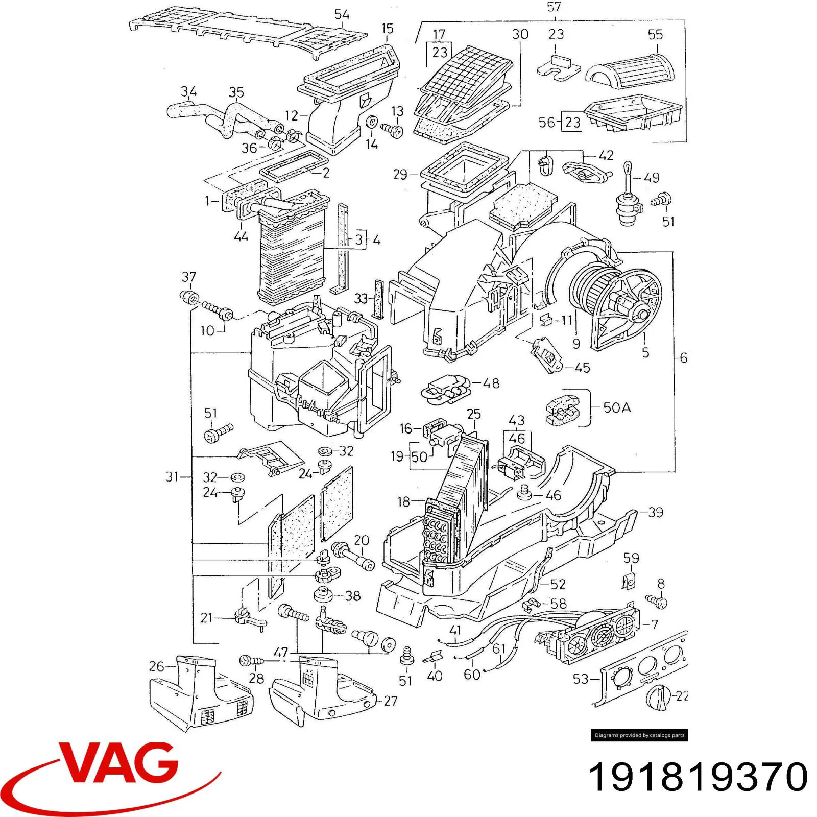  VAG 191819370 ціна, від 4.39 USD
