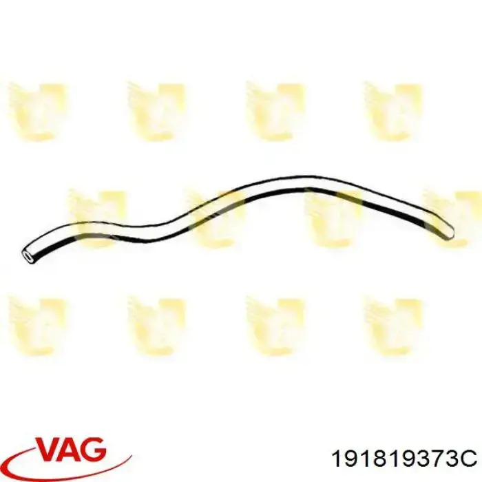 Шланг радіатора опалювача/пічки, обратка VAG 191819373C ціна, від 4.74 USD