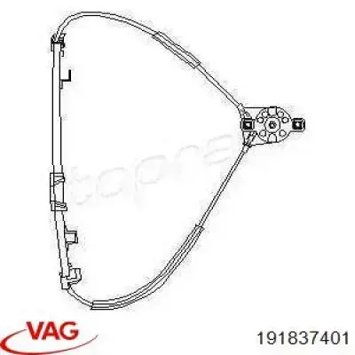 Склопідйомник з електродвигуном VAG 191837401 ціна, від 11.84 USD