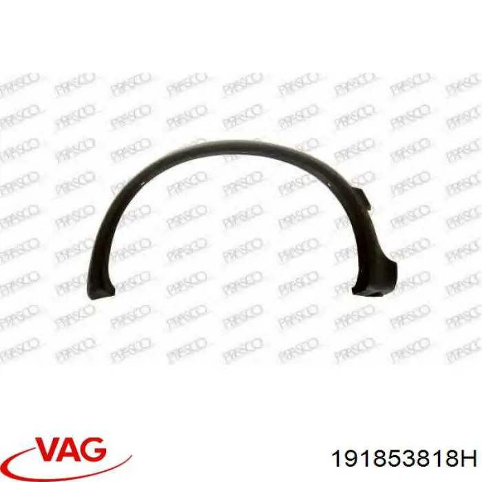Молдинг задньої арки крила, правий VAG 191853818H ціна, від 10.71 USD