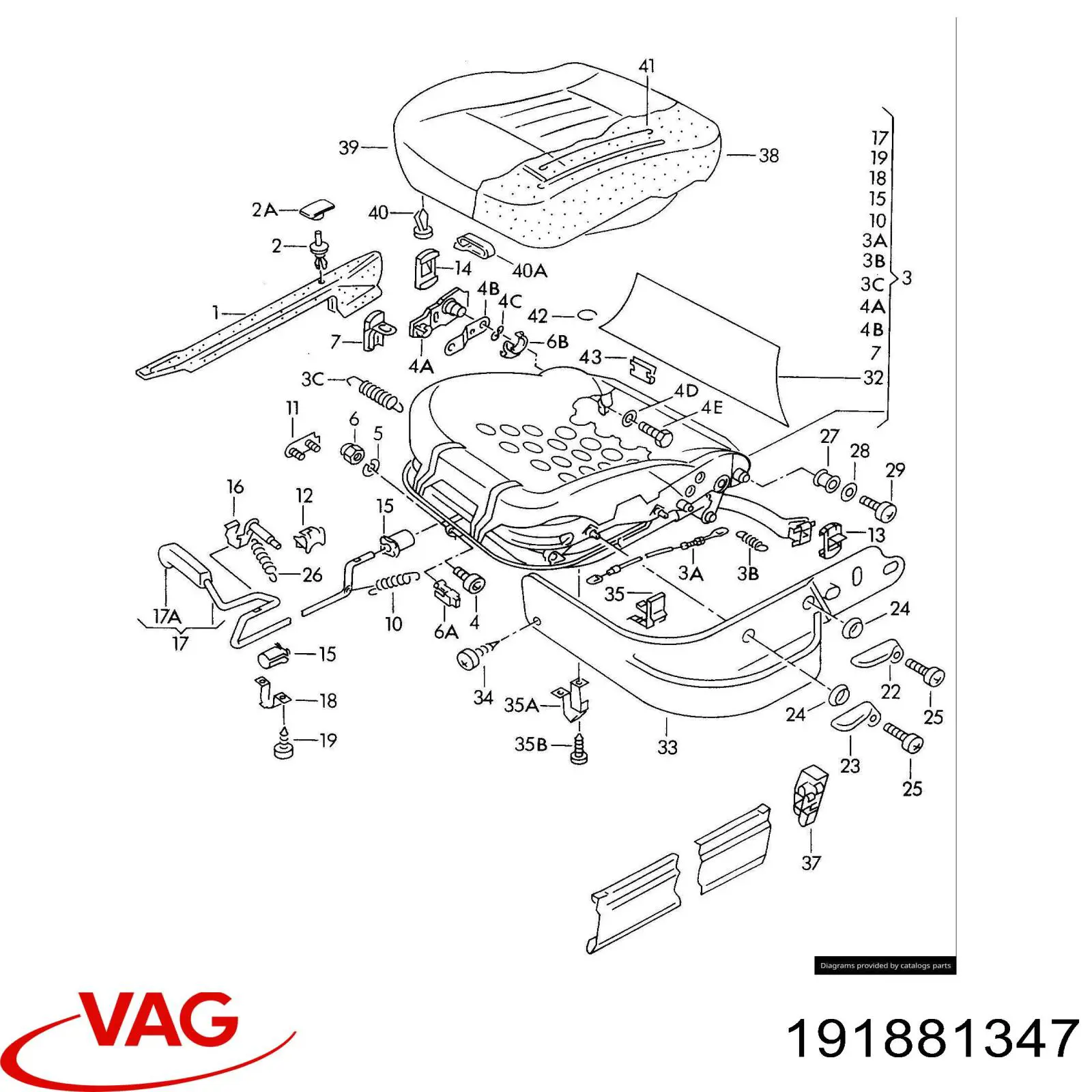  VAG 191881347 ціна, від 1.13 USD