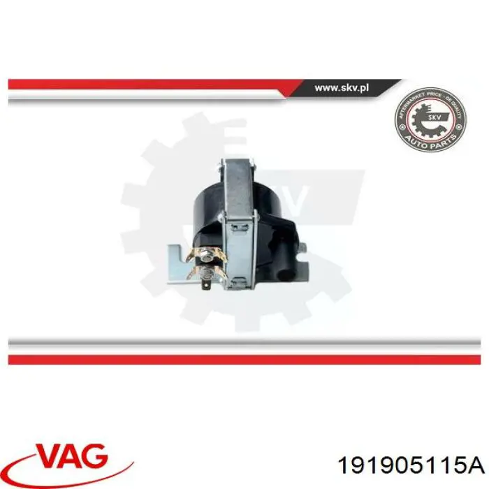 Котушка запалювання 191905115A VAG