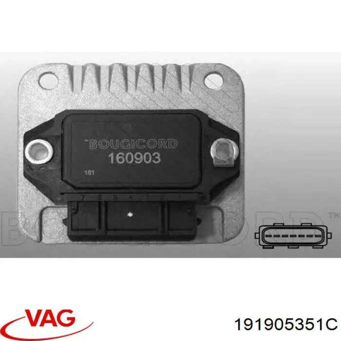 Комутатор системи запалювання VAG 191905351C ціна, від 12.64 USD