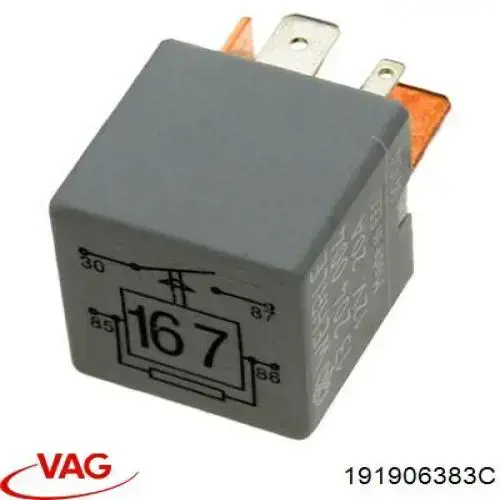 Реле електробензонасосу VAG 191906383C ціна, від 2.82 USD