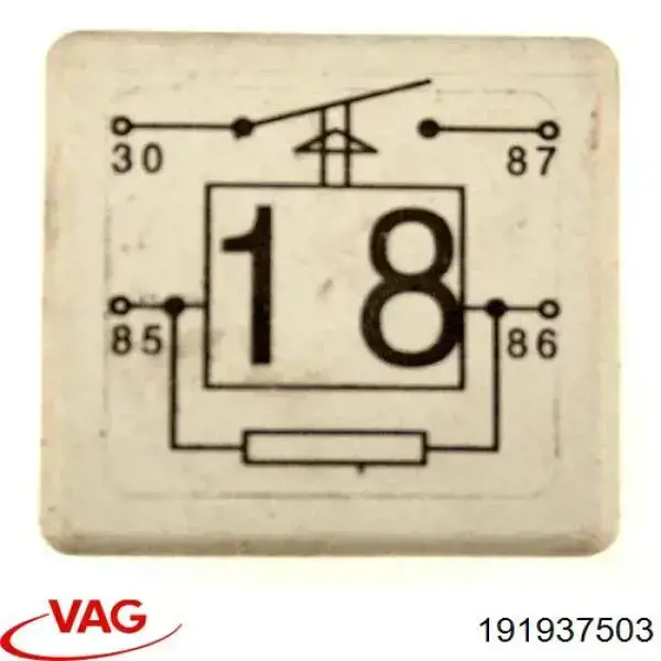 Купити 191937503 VAG Реле вентилятора