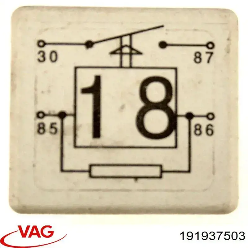 191937503 VAG Реле вентилятора