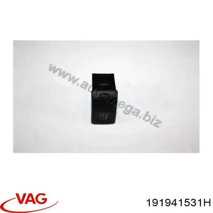 Перемикач світла фар, на "торпедо" VAG 191941531H
