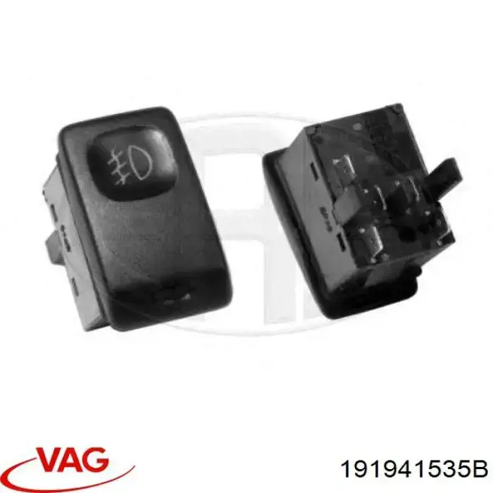 Кнопка вкл.протитуманних фар VAG 191941535B ціна, від 2.78 USD