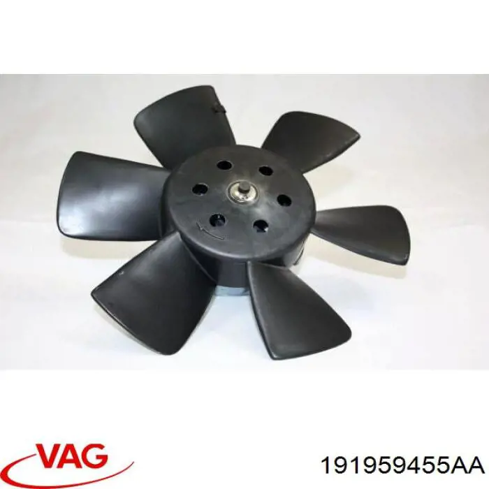 191959455AA VAG електровентилятор охолодження в зборі (двигун + крильчатка, правий)