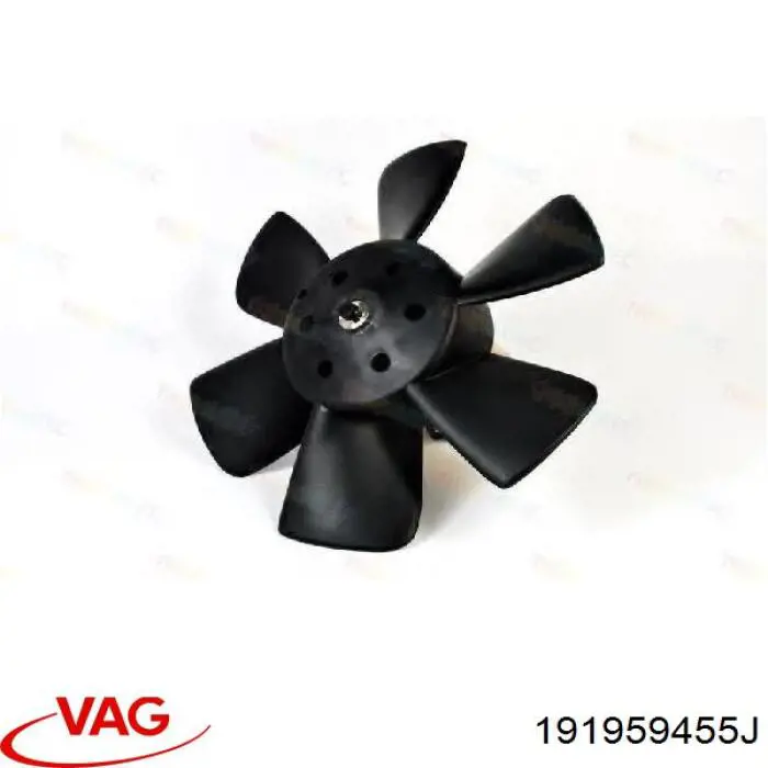 191959455J VAG електровентилятор охолодження в зборі (двигун + крильчатка, правий)