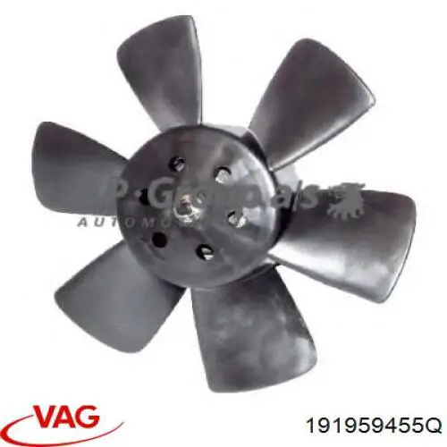 191959455Q VAG електровентилятор охолодження в зборі (двигун + крильчатка)