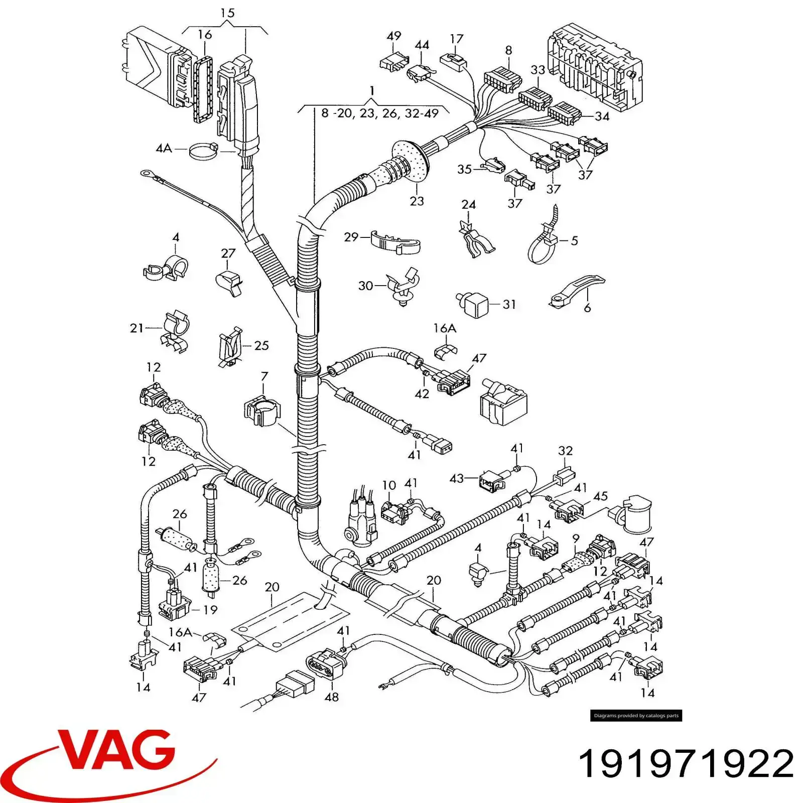  VAG 191911921 ціна, від 1.04 USD