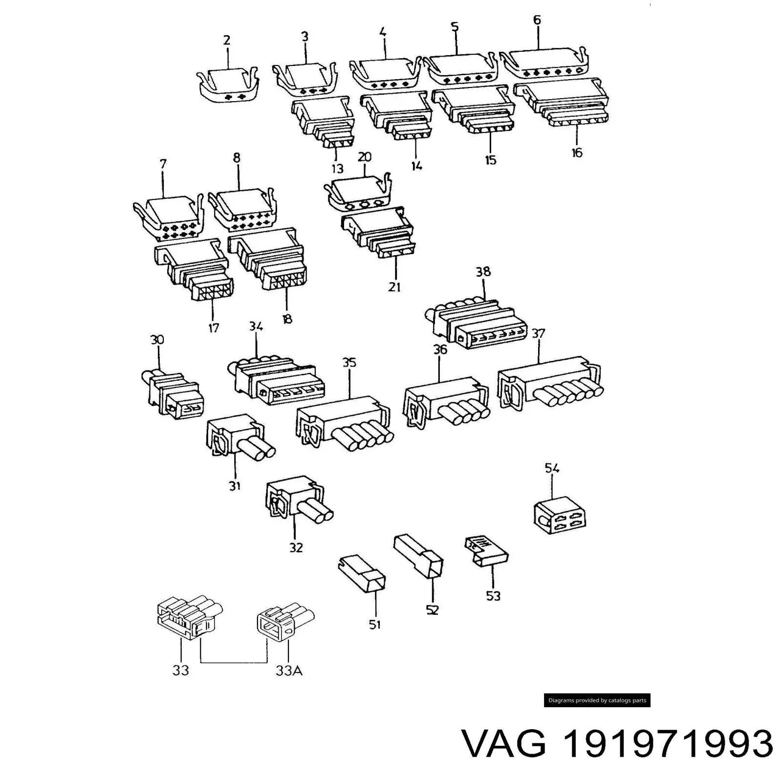  VAG 191971993 ціна, від 2.43 USD