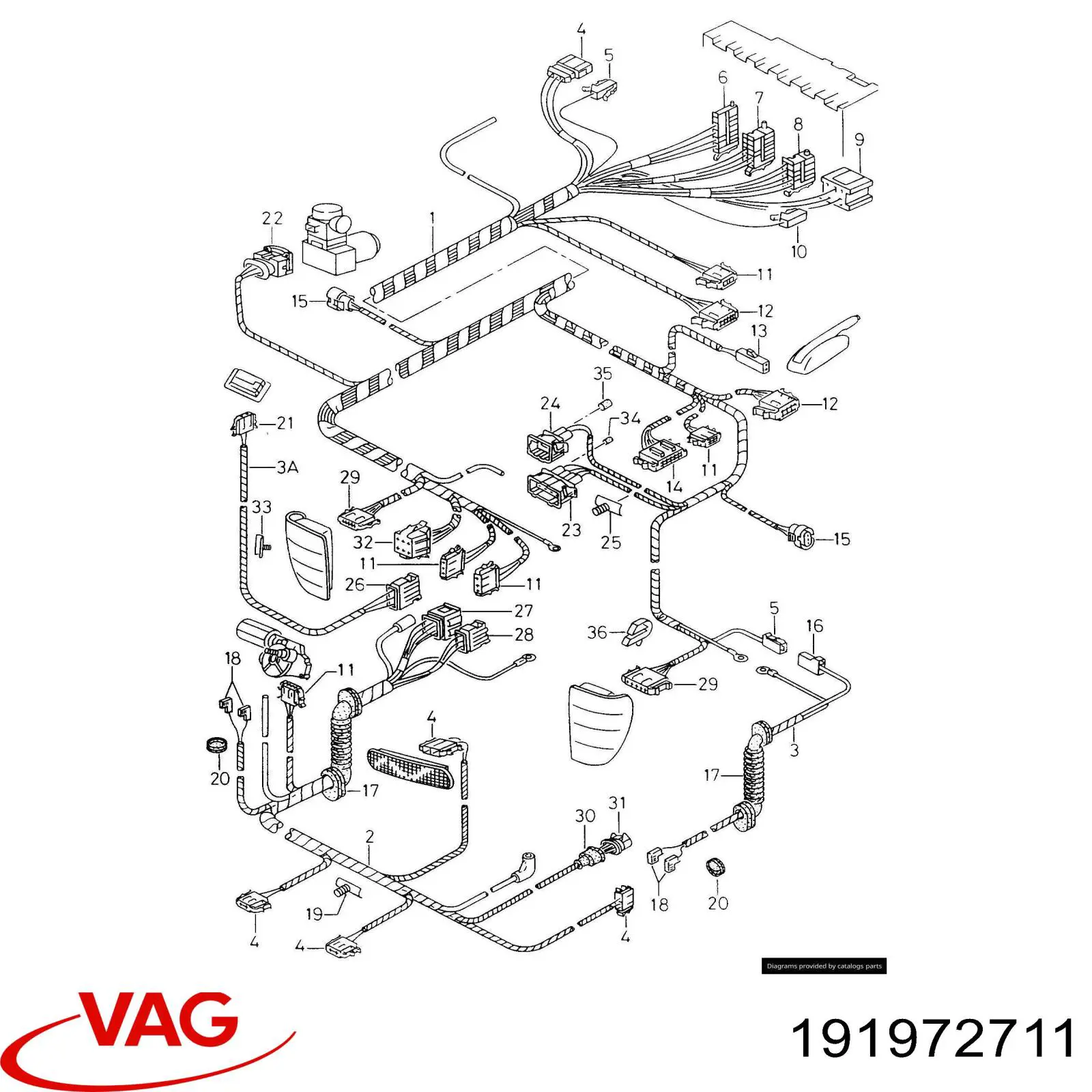 Купити 191972711 VAG 