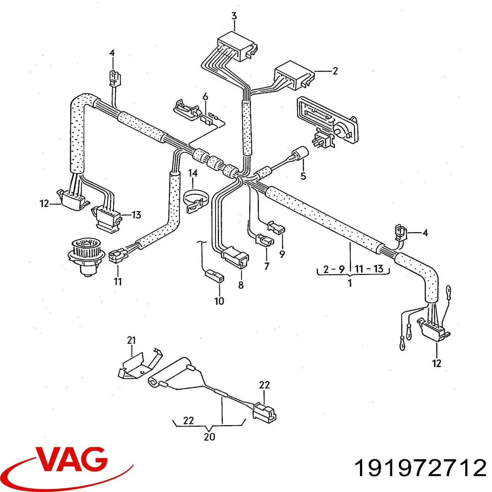  VAG 191972712 ціна, від 6.63 USD