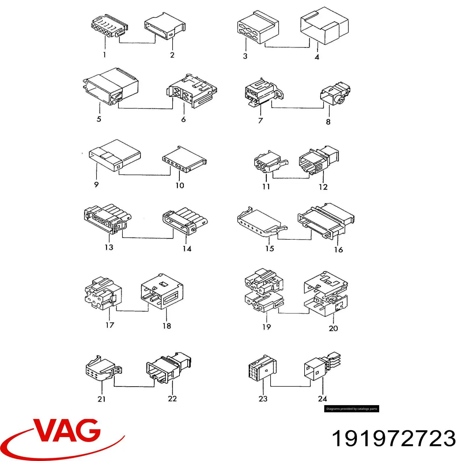  VAG 191972723 ціна, від 4.23 USD