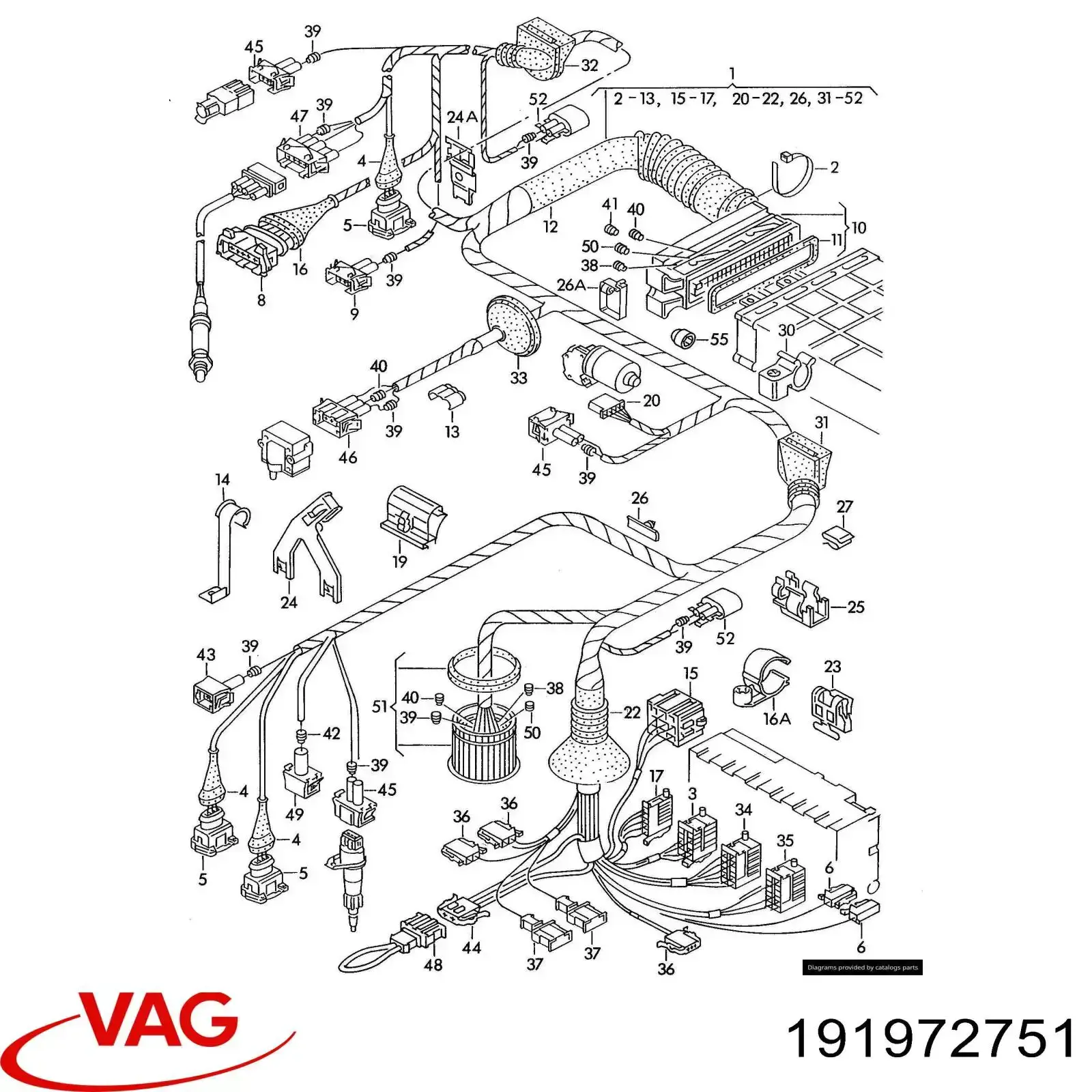  VAG 191972751 ціна, від 1.56 USD