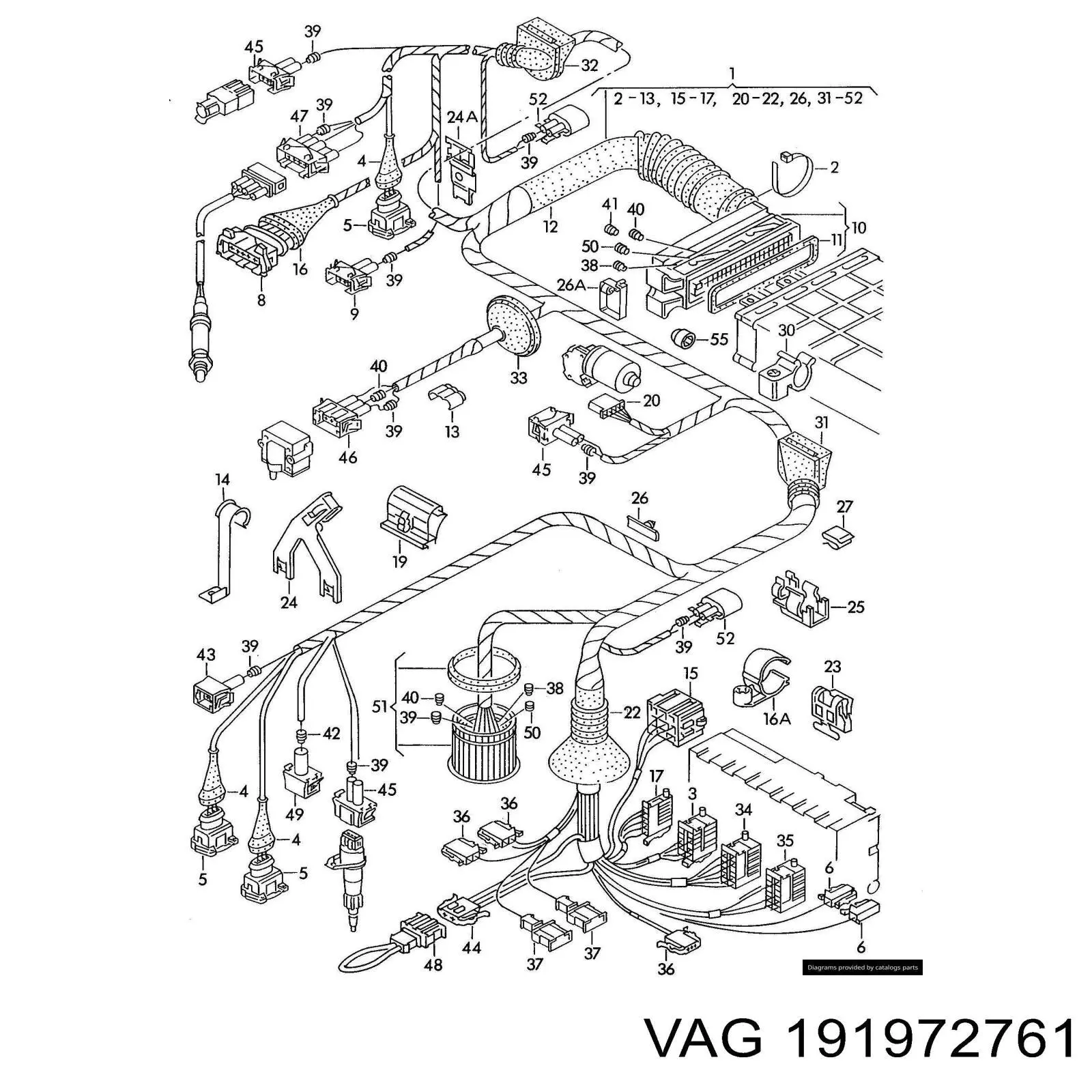  VAG 191972761 ціна, від 1.58 USD