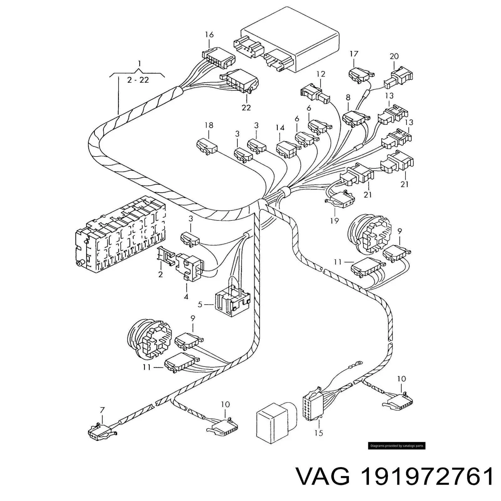 Купити 191972761 VAG 