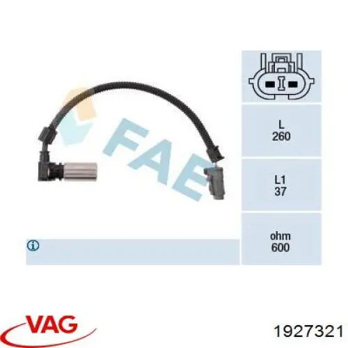 Датчик швидкості VAG 1927321 ціна, від 15.81 USD
