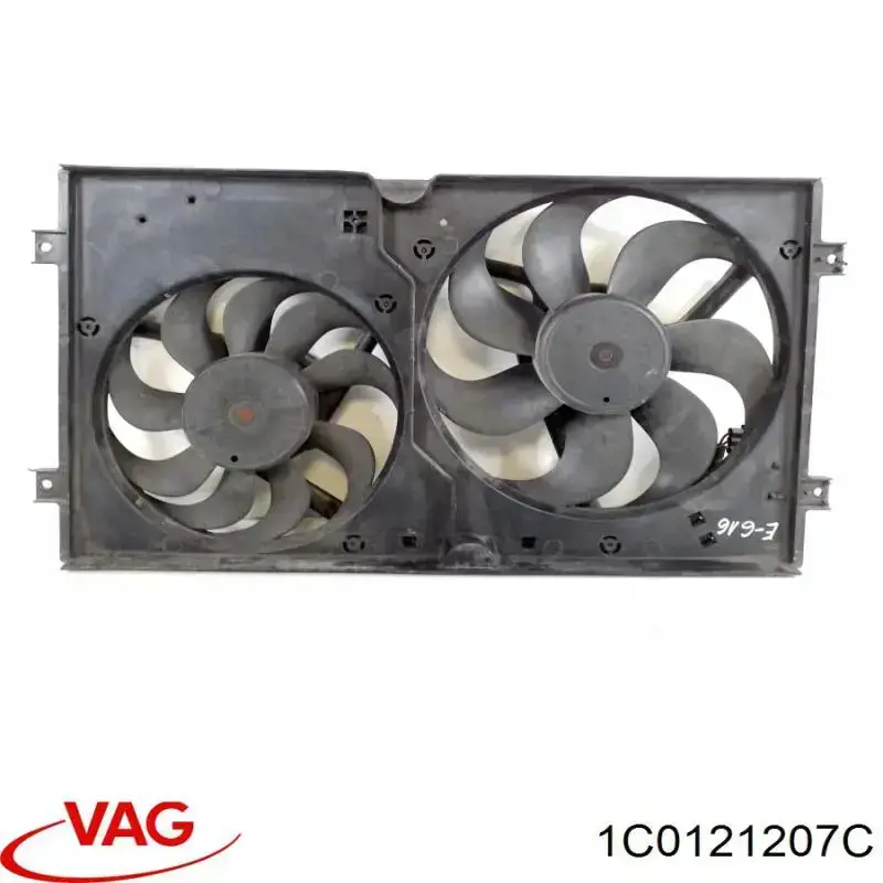 Дифузор вентилятора VAG 1C0121207C ціна, від 28.23 USD