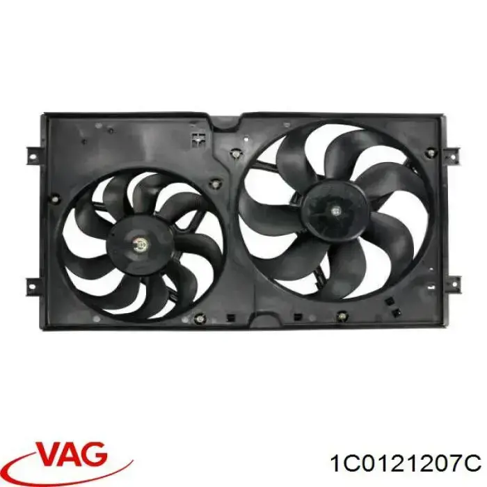 Купити 1C0121207C VAG Облицювання рамки радіатора