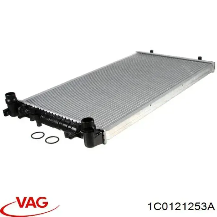 Радіатор основний VAG 1C0121253A ціна, від 63.75 USD