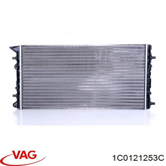 1C0121253C VAG радіатор охолодження двигуна