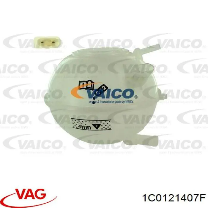 1C0121407F VAG бачок системи охолодження, розширювальний
