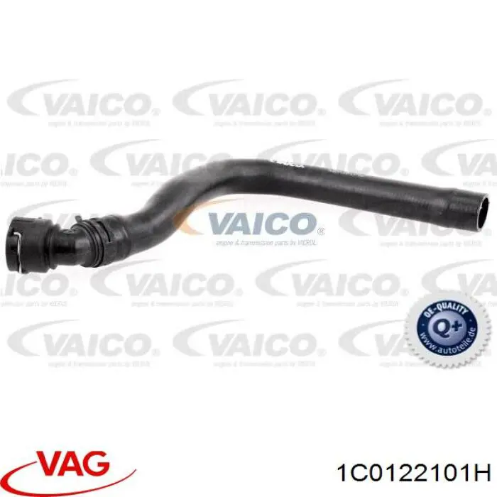 Купити 1C0122101H VAG Шланг/патрубок радіатора охолодження, верхній