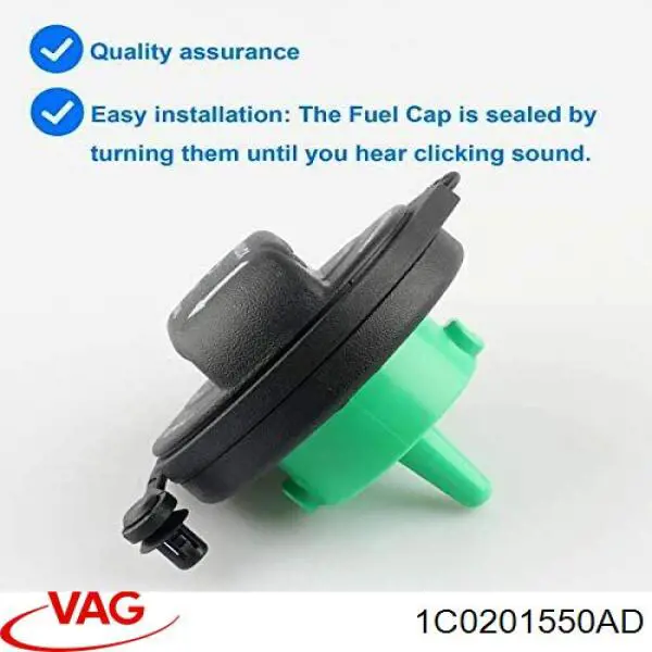 Пробка паливного бака VAG 1C0201550AD ціна, від 23.14 USD