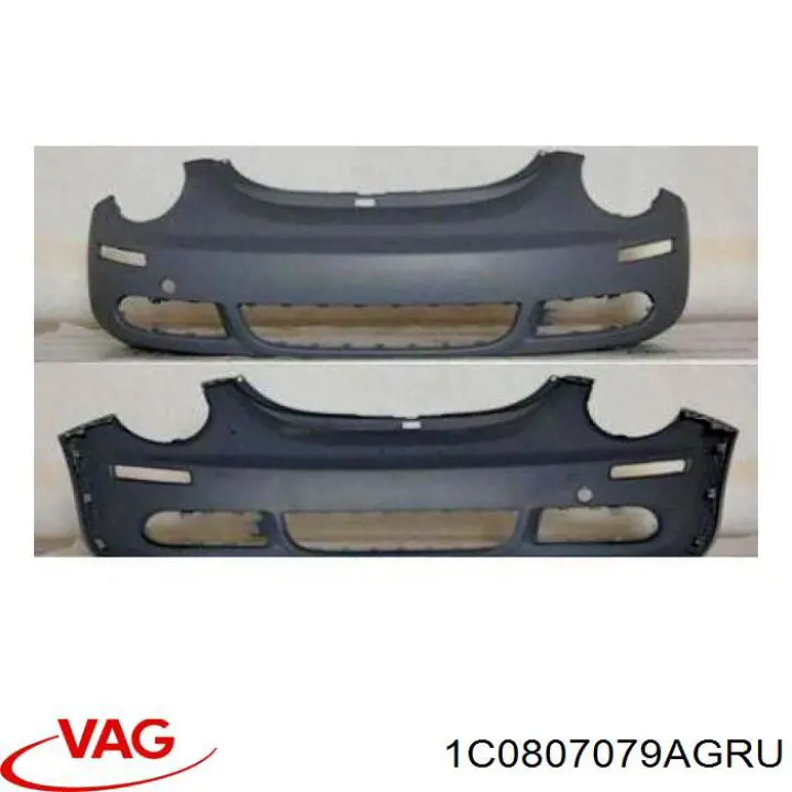 Купити 1C0807079AGRU VAG Буфер (бампер) передній