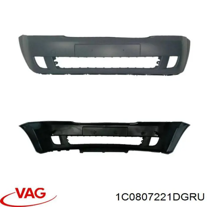 Бампер на авто VAG 1C0807221DGRU ціна, від 49.01 USD