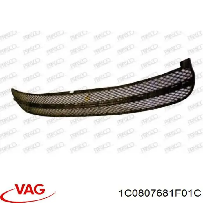 1C0807681F01C VAG Решітка переднього бампера, центральна