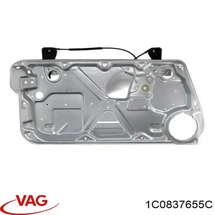 Механізм стеклопідйомника дверей передніх, лівих VAG 1C0837655C