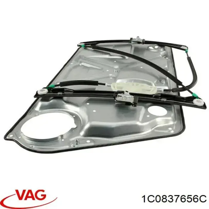 Механізм склопідіймача двері передньої, правої 1C0837656C VAG