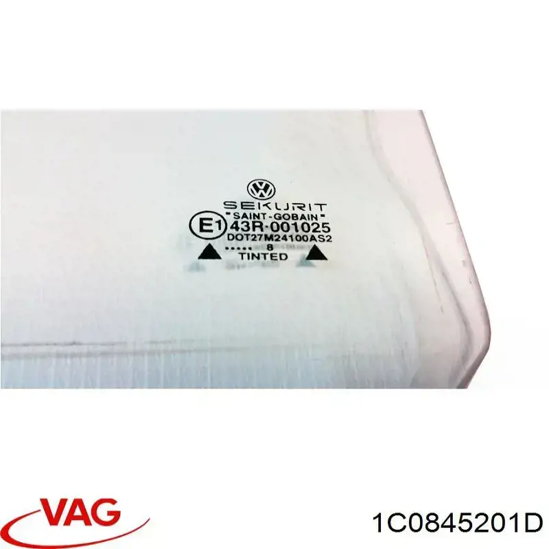 Скло передніх дверей, лівою VAG 1C0845201D ціна, від 82.31 USD